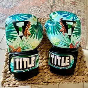 TITLE Tropical Boxing Gloves - LIKE NEW